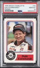 1988 MAXX CHARLOTTE PROMO #99 DALE EARNHARDT PSA 10
