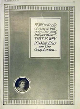 Original Old Vintage Print Pears Baby Child Matchless Complexion Advert 1919