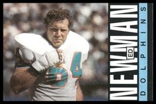 Ed Newman NM 1985 Topps #316 Miami Dolphins