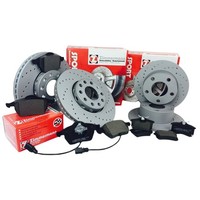 Zimmermann Bremsen Sport Bremsscheiben BeläGe FüR Audi A6 (4F C6) Vorne Hinten