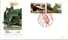 Japan FDC 1975 SC #1190-1 Japanese Steam Locomotive - NCC Cachet - J24054