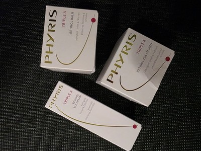 Phyris Triple A Pflegepepdukte Tagescreme, Nachtcreme, Augenpflege