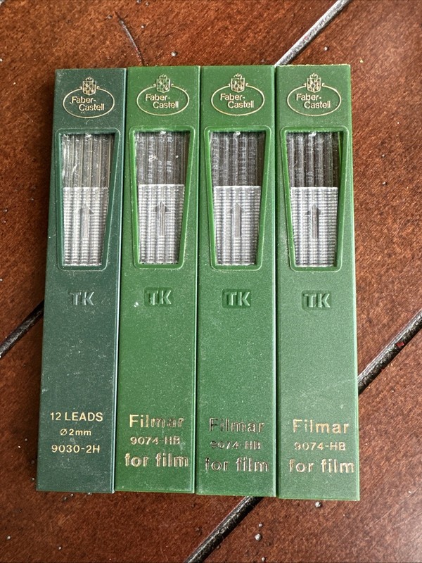 Faber Castell Filmar 9074-HB for Film (3) & 9030-2H Graphite Lead (2 Leads)