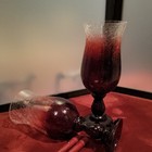 Set of 2 XXL Crackle Glass Hurricane Taper Candle Holders, Freestanding 16x18" — photo 10