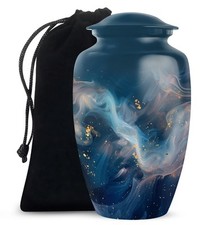 Abstract Adult Cremation Urns and Containers 10 Inch Memorial Ashes Urn Human