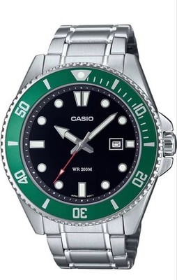 Casio Diver Watch MDV-107D-3AV Sports Dive Marine Unused From Japan
