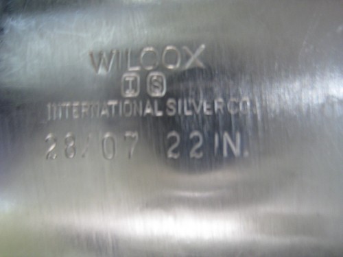 Wilcox International Silver Co Handled Silverplate Serving Butler Tray 22” - Picture 7 of 7