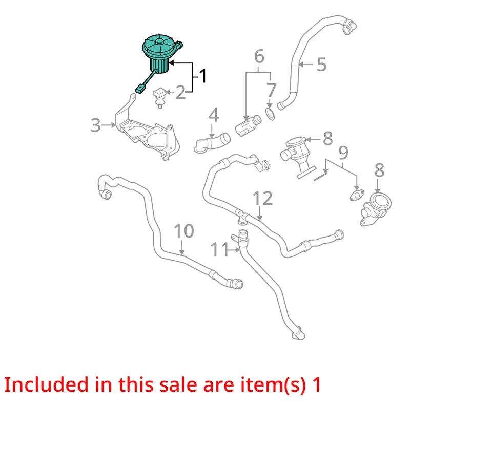 Bomba de inyección de aire Smog G1Z3U BMW 525i 2004-2005 Foto 3 de 4