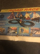 Vintage 60's Eldon Deluxe Road Race Set. Untested Sold AS IS