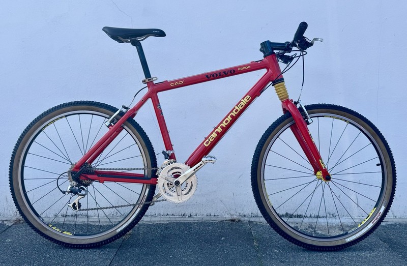 1997 Cannondale F2000 CAAD3 , Viper Red Volvo Team. Full Period Spec.