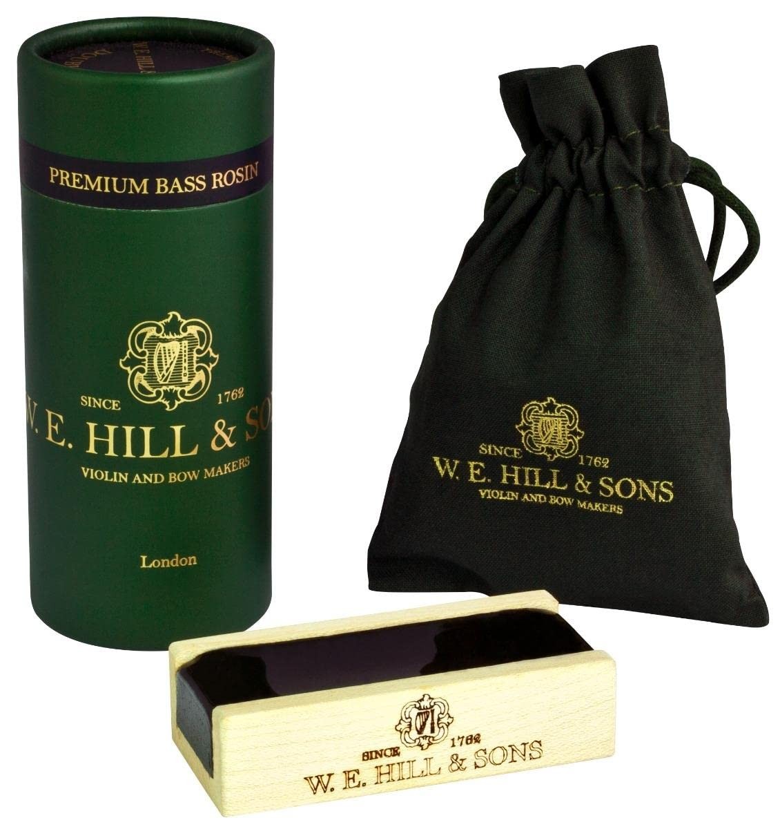 Colophane contrebasse W.E. Hill & Sons évite le sifflement des cordes