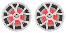 Rockville RKL80MW Marine Boat Speakers, 8" 2-Way, 900W per Pair, IP66 White