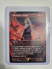 Nibelheim Aflame (Borderless) - Near Mint MTG Universes Beyond: FINAL FANTASY