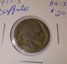 1917 S Buffalo Nickel, Better Date, AG Details, Survival Rate Is Only 4,500! 🤯