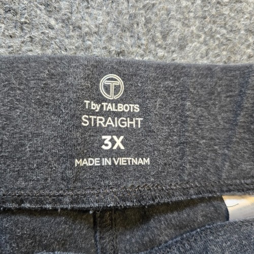 Talbots Hose Damen Größe 3X grau gerades Bein Pull-On Jogginghose Freizeit Capsule - Bild 5 von 10