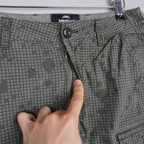Superdry Cargo Shorts Mens W28 Khaki Green Surplus Camo Safari Combat Military - Picture 6 of 11