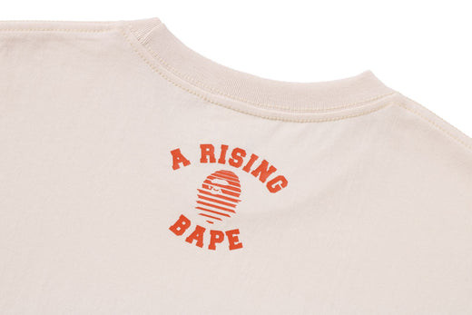 A Bathing Ape A Rising Bape Horse Tee Ivory 1m20-110-004 thumbnail 5