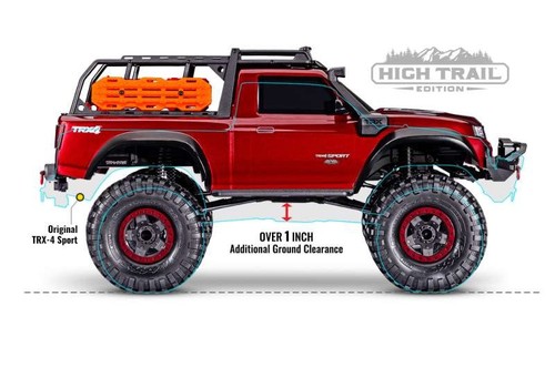 Traxxas TRX-4 Sport High Trail Edition 1:10 Crawler Brushed RTR grau #82044-4GRA - Bild 7 von 11