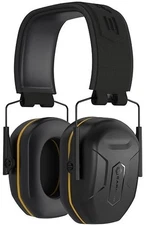 Earmor Sport Shooting Low Profile Passive Ear Muffs, 27dB, Tactical Black, M300L