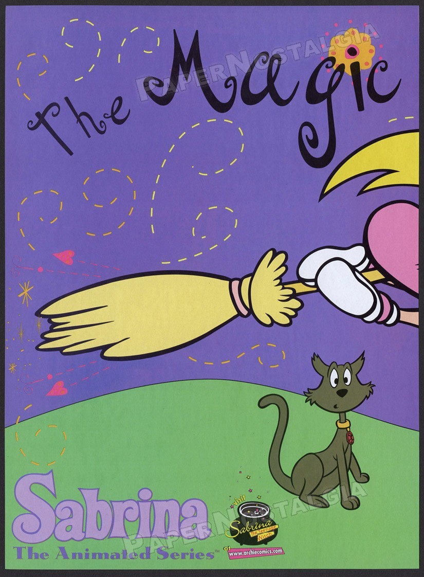 SABRINA: The Animated Series – Original 2001 Trade AD / ADVERT