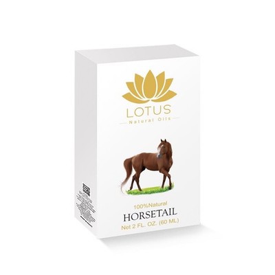 Lotus Horsetail Oil 100% Natural Hair Treatment Anti Hair Loss- Strengthens 60ml