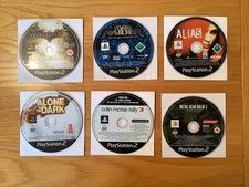 PS2 Discs - Metal Gear Solid 3, Batman Begins, Alias, Tomb Raider + 2 Job Lot