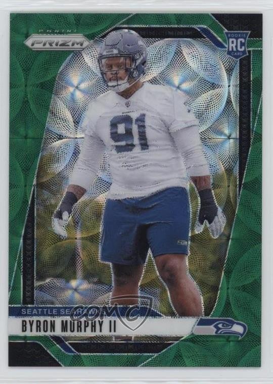 2024 Panini Prizm Rookies Green Scope 42/75 Byron Murphy II #317 Rookie RC