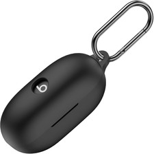For Beats Solo Buds 2024 Silicone Case Cover with Carabiner Protective Skin