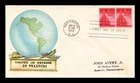 DR JIM STAMPS US COVER WWII NATIONS UNITED FOR VICTORY FDC PATRIOTIC CACHET
