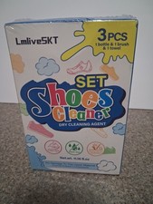 Shoes Cleaner Dry Cleaning Agent 3 pcs. 1 bottle, 1 brush, 1 towel