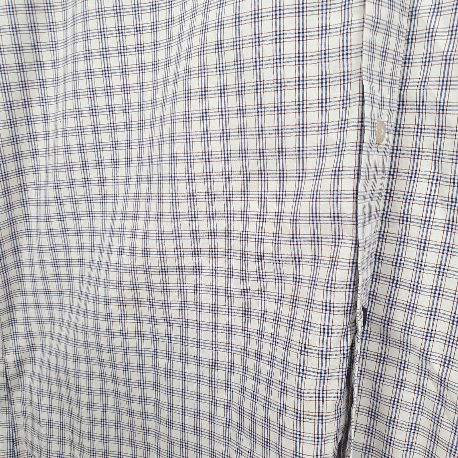 TOMMY HILFIGER Blue Check Shirt Long Sleeve Casual Mens M image 4