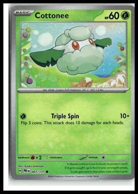 SV: Prismatic Evolutions #007/131 Cottonee (Master Ball Pattern)