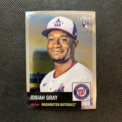 Josiah Gray 2022 Chrome Platinum Anniversary Base RC #15 Washington Nationals