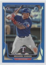 2014 Bowman Chrome Blue Refractor 93/250 Michael Choice #18 c7w