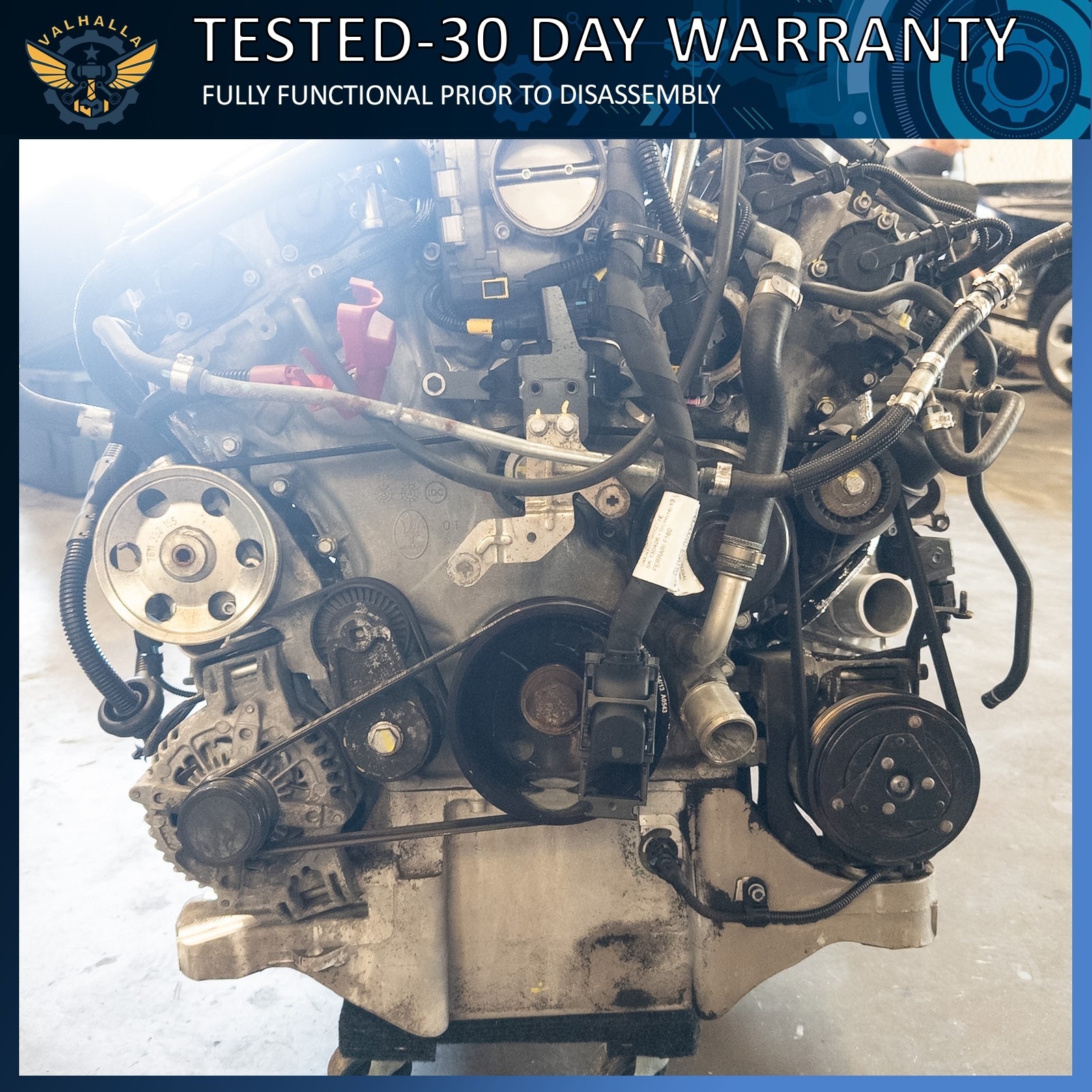 14-18 MASERATI GHIBLI M157 3.0L V6 DOHC 24V AWD SEDAN COMPLETE ENGINE OEM