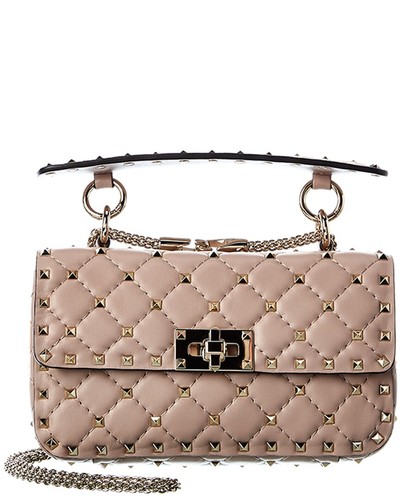 Valentino Rockstud Spike Small Leather Shoulder Bag Women's