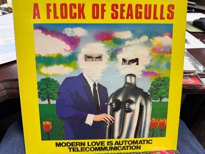 A Flock Of Seagulls Modern Love Is Automatic LP 1981 JIVE VK 22001 SYNTH POP NM