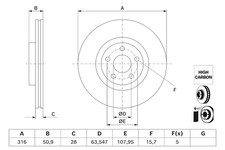Disque de frein Ford S-MAX