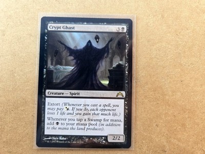 MTG Crypt Ghast Gatecrash Card 61/249 Regular Rare, Near Mint Condition