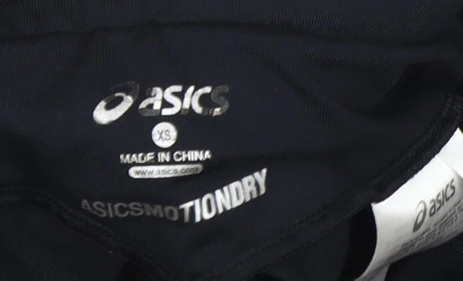 Asics Women's Black Compression Leggings XS - Image 3 of 4