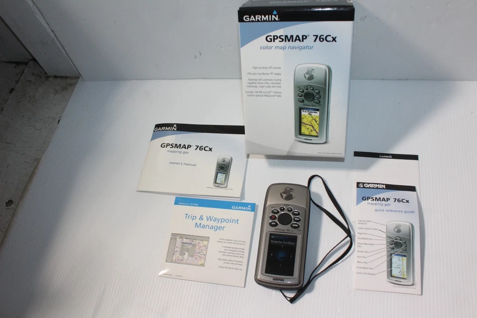 Garmin GPSMAP 76Cx Handheld Mapping Navigator GPS Color in Box Works NICE - Image 3 of 4
