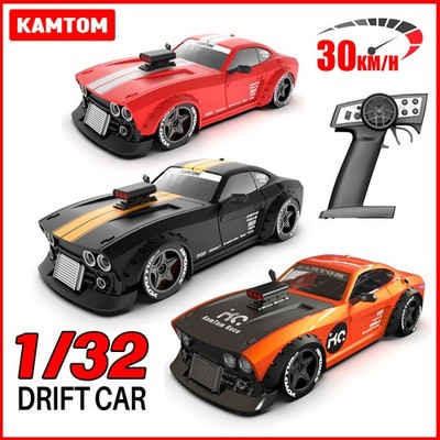 Kamtom 1 :32 Scale RC Drift Auto 4WD High Speed Racing Car Double Wheel Replace