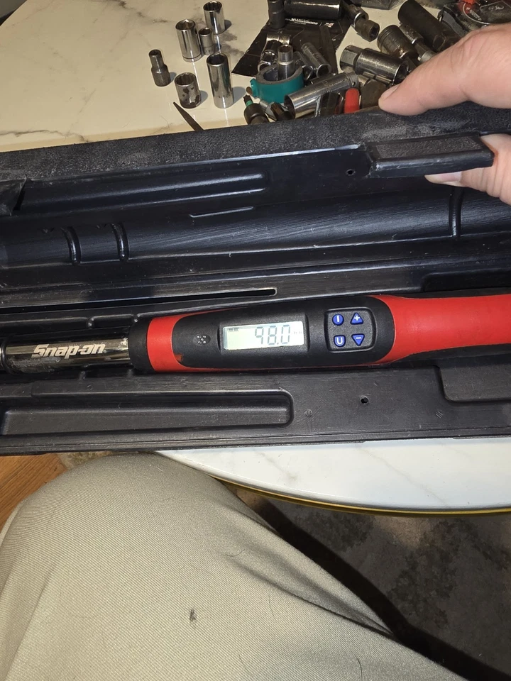 Snap-on TECH2FR100 3/8" Drive Techwrench Flex-Head Torque Wrench Foto 2 de 4