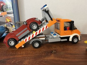 LEGO Retired 60017 City Flatbed Truck 100% Complete with Box and Manuals 