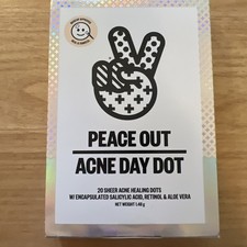 PEACE OUT Acne Day Dot Sheer Hydrocolloid Pimple Box / 20 sheer dots