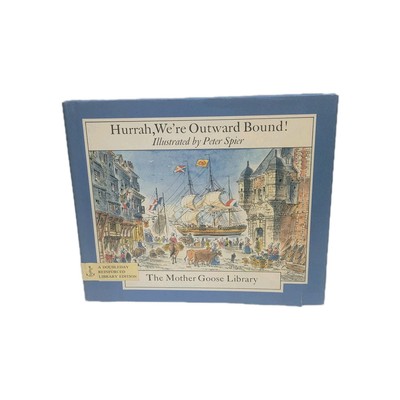 Peter Spier Signed 1st Ed 1968 Hurrah, We're Outward Bound! Hardcover w/DJ