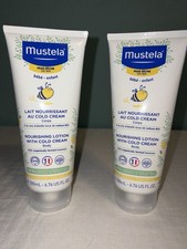 Mustela Nourishing Body Lotion With Cold Cream Lot Of 2 Bottles 6.76 US FL OZ