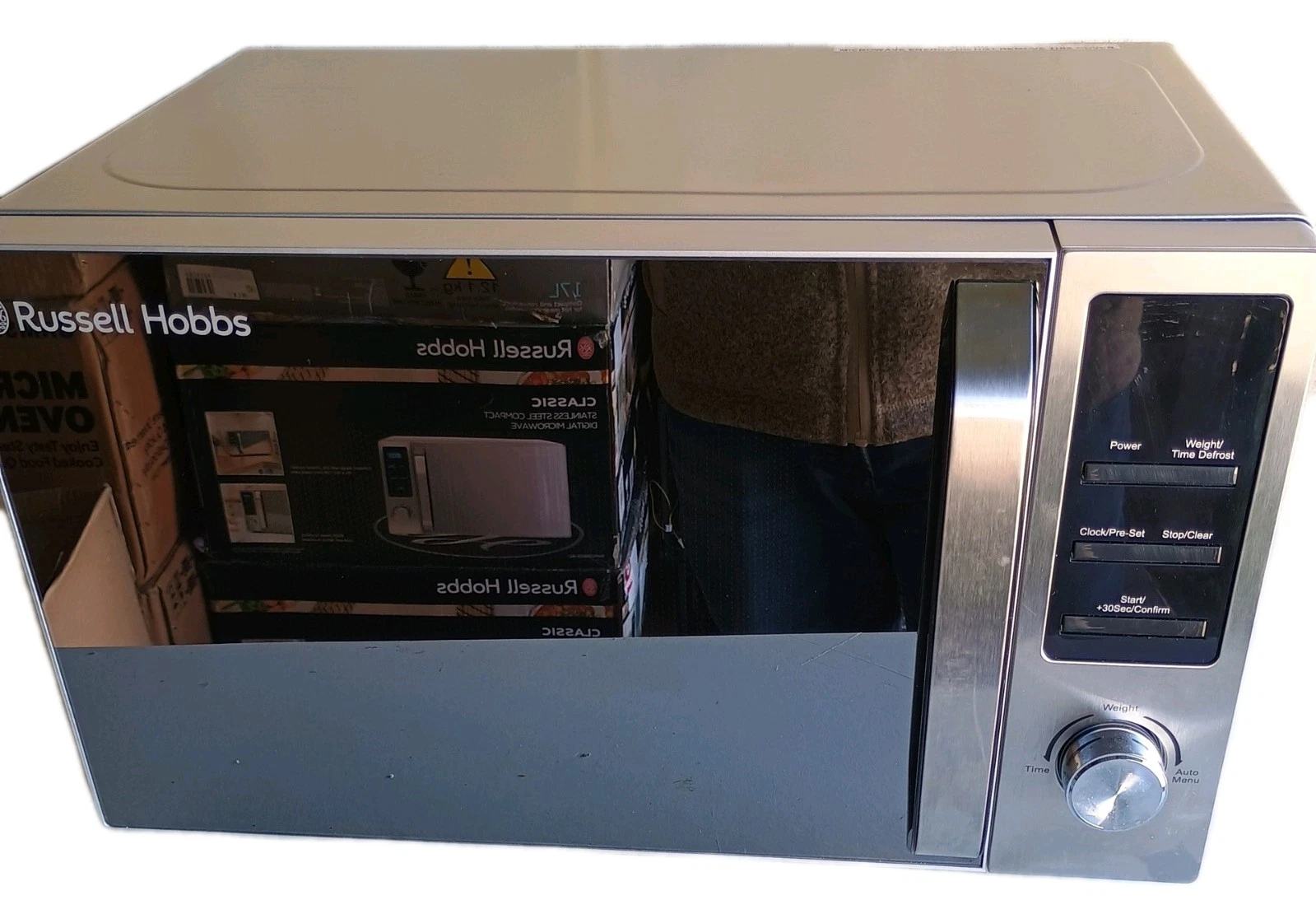 Russell Hobbs 800W Standard Microwave RHM2086SS - S/Steel