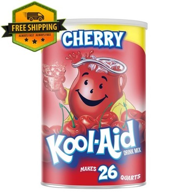 Kool-Aid Cherry Artificially Flavored Drink Mix, 63 oz Canister