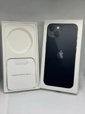 Original Box for Apple iPhone 13 Midnight 128GB A2482 sticker, sim key